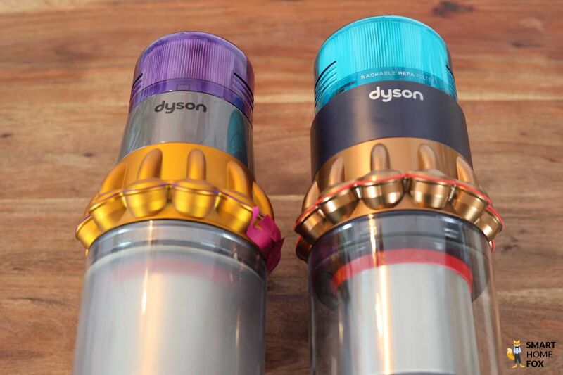 Dyson Gen5 Detect vs. Dyson V15 Detect nebeneinander